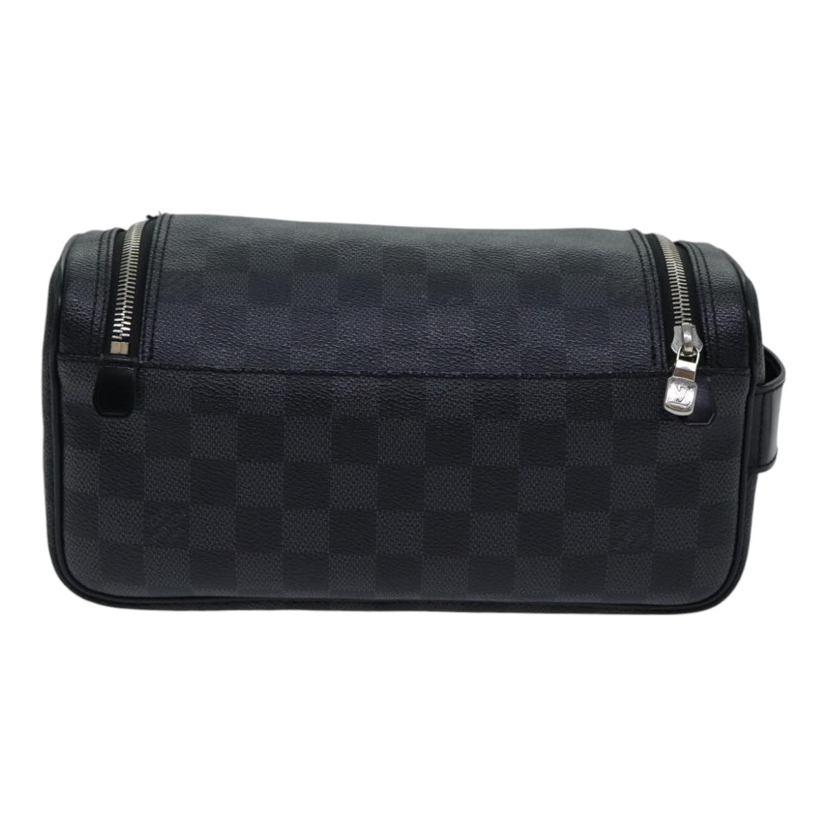 LOUIS VUITTON Damier Graphite Toilet Pouch Clutch Bag N47625 LV Auth bs17818 - 0