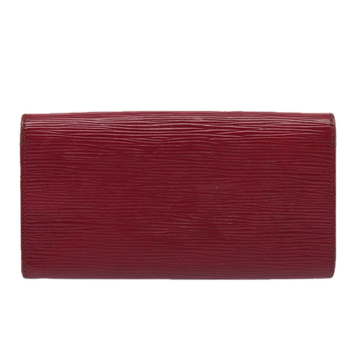 LOUIS VUITTON Epi Portefeuille Emily Long Wallet Fuchsia M60851 LV Auth bs17841 - 0