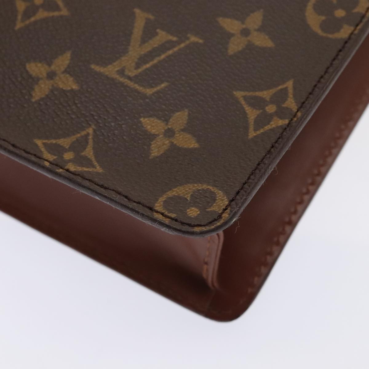 LOUIS VUITTON Monogram Pochette Homme Clutch Bag M51795 LV Auth bs17860