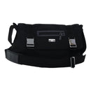 GUCCI Shoulder Bag Nylon Black Silver 122374 Auth bs17862-1