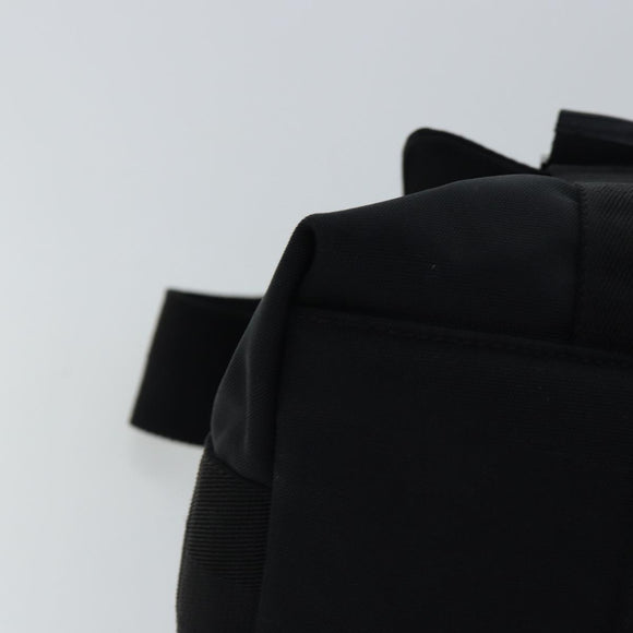 GUCCI Shoulder Bag Nylon Black Silver 122374 Auth bs17862