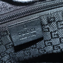 GUCCI Shoulder Bag Nylon Black Silver 122374 Auth bs17862-18