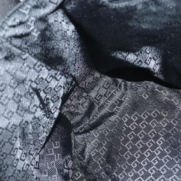 GUCCI Shoulder Bag Nylon Black Silver 122374 Auth bs17862