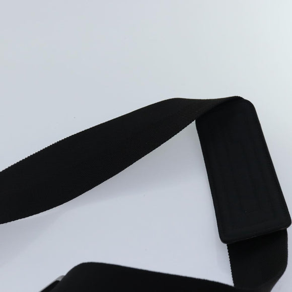 GUCCI Shoulder Bag Nylon Black Silver 122374 Auth bs17862