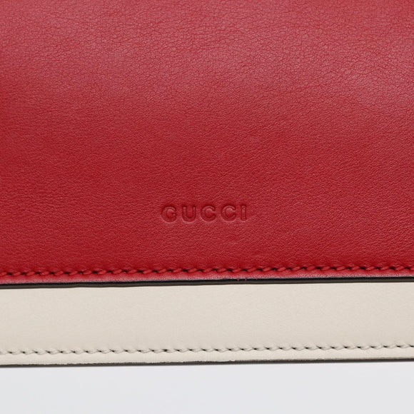 GUCCI Chain Dionysus Panther Shoulder Bag Leather Multicolor 403348 Auth bs17863V