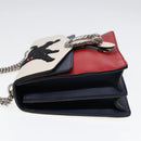 GUCCI Chain Dionysus Panther Shoulder Bag Leather Multicolor 403348 Auth bs17863V-3