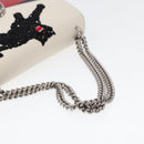 GUCCI Chain Dionysus Panther Shoulder Bag Leather Multicolor 403348 Auth bs17863V-7