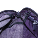 PRADA Pouch Nylon Purple Silver Auth bs17869-17