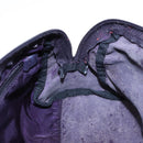 PRADA Pouch Nylon Purple Silver Auth bs17869-18