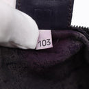 PRADA Pouch Nylon Purple Silver Auth bs17869-12