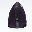 PRADA Pouch Nylon Purple Silver Auth bs17869-3