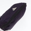 PRADA Pouch Nylon Purple Silver Auth bs17869-5