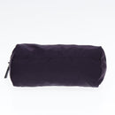 PRADA Pouch Nylon Purple Silver Auth bs17869-6
