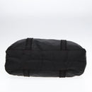 PRADA Tote Bag Nylon Silver Black Auth bs17886-5