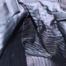 PRADA Tote Bag Nylon Silver Black Auth bs17886-21