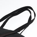 PRADA Tote Bag Nylon Silver Black Auth bs17886-14