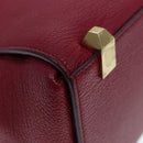 MCM Hand Bag Leather 2way Pink Gold Auth bs17935-15