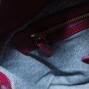 MCM Hand Bag Leather 2way Pink Gold Auth bs17935-19