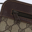 GUCCI GG Supreme Clutch Bag PVC Beige 014 115 6863 Auth bs17950-8