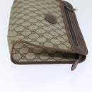 GUCCI GG Supreme Clutch Bag PVC Beige 014 115 6863 Auth bs17950-3