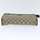 GUCCI GG Supreme Clutch Bag PVC Beige 014 115 6863 Auth bs17950-6