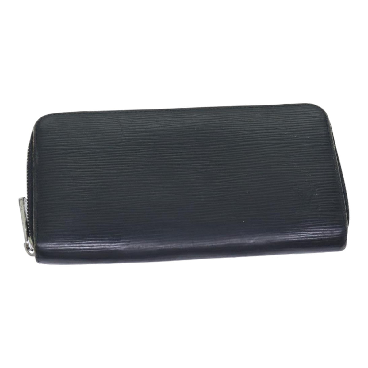 LOUIS VUITTON Epi Zippy Wallet Long Wallet Black M64838 LV Auth bs17961