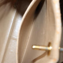 CHANEL Shoulder Bag Calf Skin Beige Gold CC Auth bs17980-27