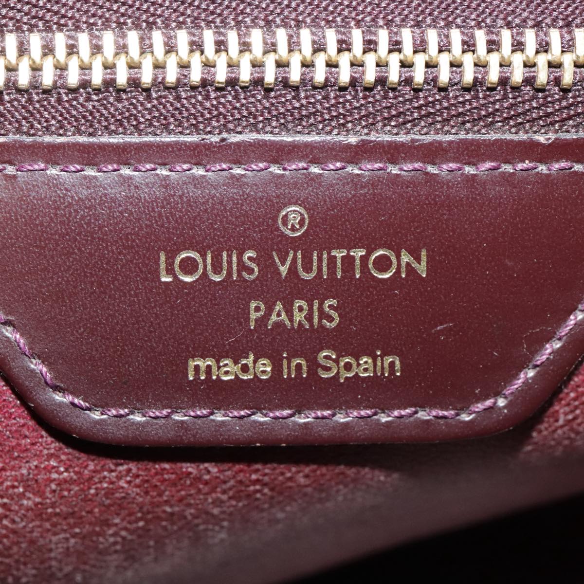 LOUIS VUITTON Taiga Parana Clutch Bag Epicea M30754 LV Auth bs17998