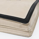 BALENCIAGA Shoulder Bag Canvas Silver White 339937 Auth bs18024-8