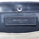 BALENCIAGA Shoulder Bag Canvas Silver White 339937 Auth bs18024-18
