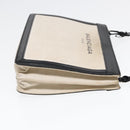 BALENCIAGA Shoulder Bag Canvas Silver White 339937 Auth bs18024-4