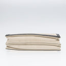 BALENCIAGA Shoulder Bag Canvas Silver White 339937 Auth bs18024-5