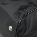 PRADA Boston Bag Nylon Black Silver Auth bs18030-16