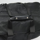 PRADA Boston Bag Nylon Black Silver Auth bs18030-7