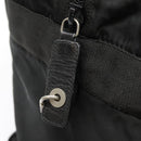 PRADA Boston Bag Nylon Black Silver Auth bs18030-10