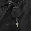 PRADA Boston Bag Nylon Black Silver Auth bs18030-22