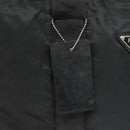 PRADA Boston Bag Nylon Black Silver Auth bs18030-23
