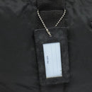 PRADA Boston Bag Nylon Black Silver Auth bs18030-24