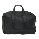 PRADA Boston Bag Nylon Black Silver Auth bs18030-2