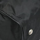 PRADA Boston Bag Nylon Black Silver Auth bs18030-9