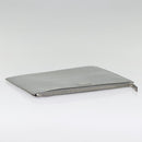 SAINT LAURENT Clutch Bag Enamel Silver Auth bs18043-5