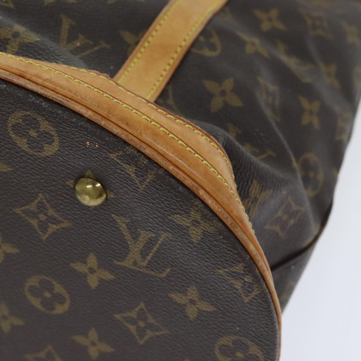 LOUIS VUITTON Monogram Bucket GM Shoulder Bag M42236 LV Auth bs18048