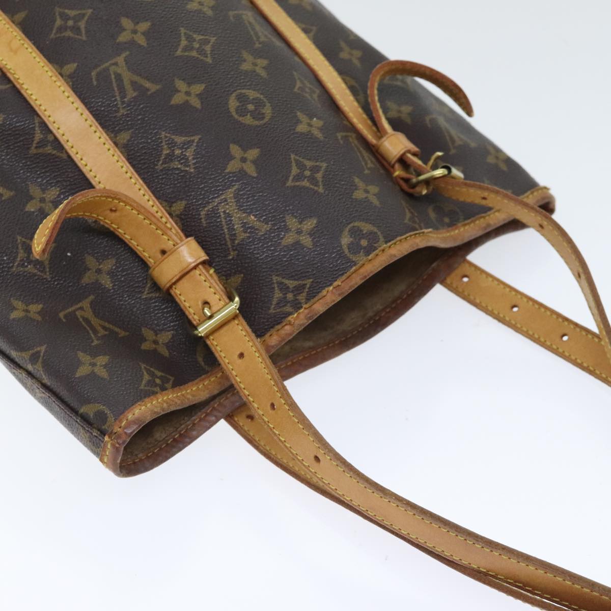 LOUIS VUITTON Monogram Bucket GM Shoulder Bag M42236 LV Auth bs18048