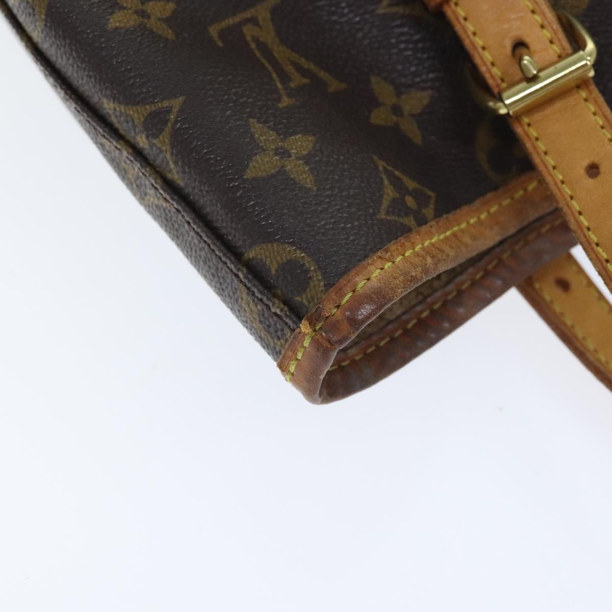 LOUIS VUITTON Monogram Bucket GM Shoulder Bag M42236 LV Auth bs18048