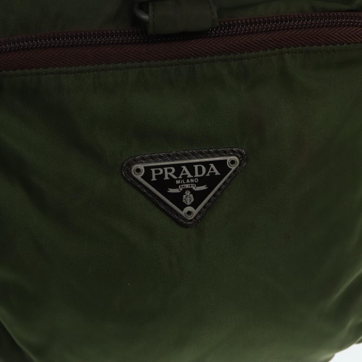 PRADA Backpack Nylon Green Auth bs18089