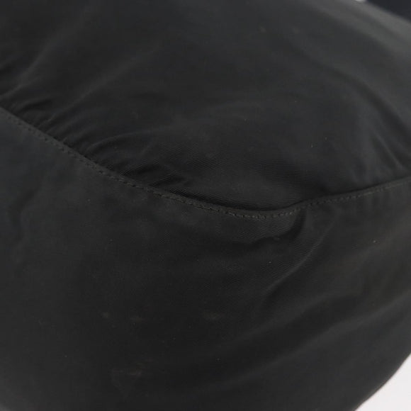 PRADA Shoulder Bag Nylon Black Auth bs18091