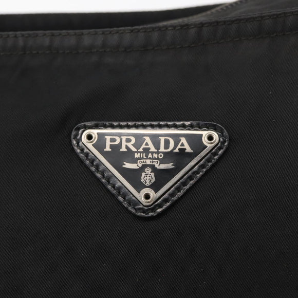 PRADA Shoulder Bag Nylon Black Auth bs18091