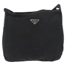 PRADA Shoulder Bag Nylon Black Auth bs18091-13