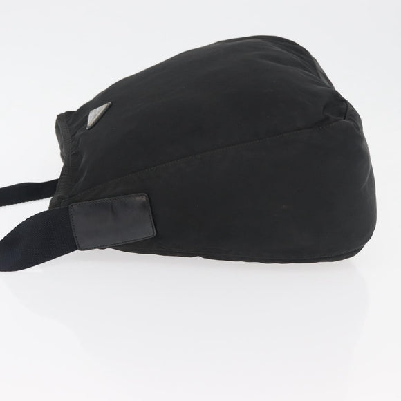 PRADA Shoulder Bag Nylon Black Auth bs18091