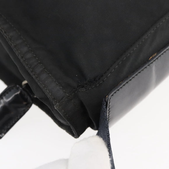 PRADA Shoulder Bag Nylon Black Auth bs18091